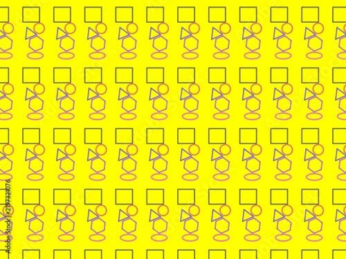 seamless pattern with shapes