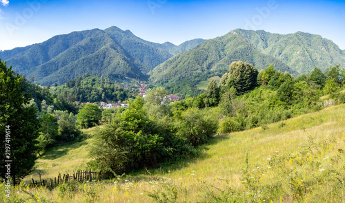 Mountains near Brezoi in Romania
