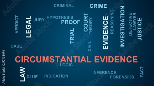 Circumstantial Evidence Word Cloud