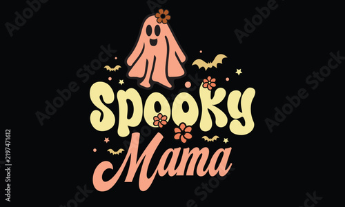 Spooky Mama T Shirt Design