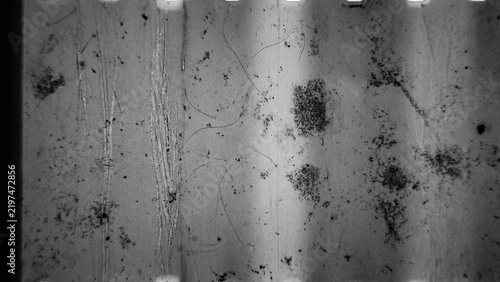 Vintage monochrome film debris, grain and dust texture