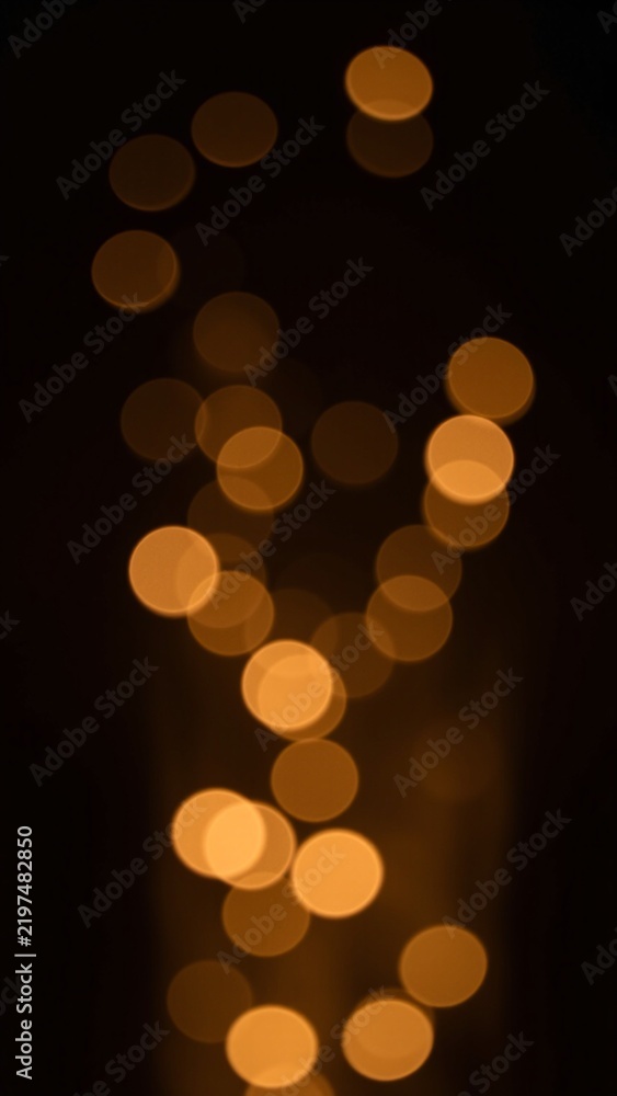 Fototapeta premium Golden Bokeh Abstract Background