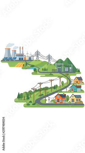 Electricity: Electrical Power Grid Infrastructure and Energy