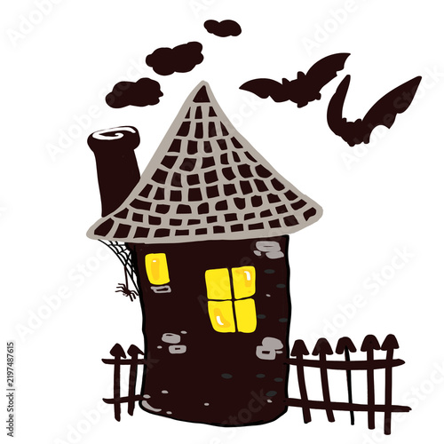 Haunted house for spooky season