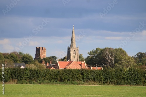 Foto Bunny, Nottinghamshire, viewed from the west.