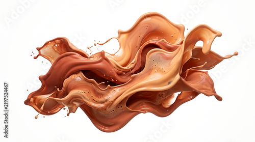 Liquid Art Flowing Chocolate Cream