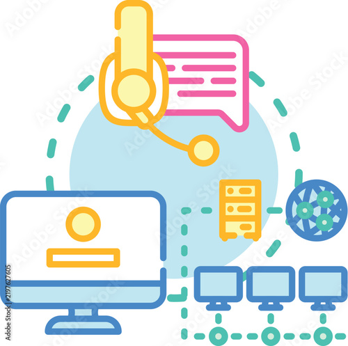 Helpdesk specialist providing customer service and technical assistance for network infrastructure, ensuring proper server maintenance and reliable data management
