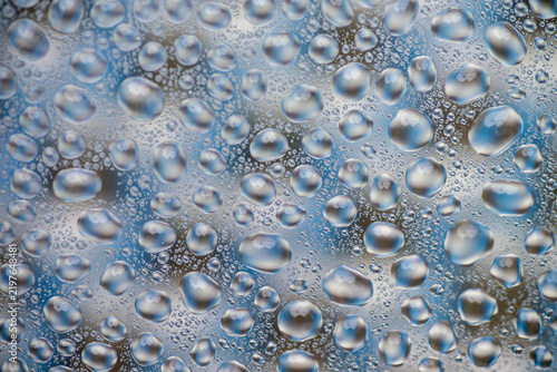 Abstract Macro Close up of Water Drop Pattern