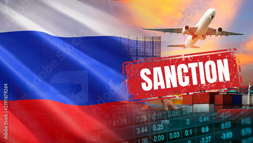 Foto Russia's international logistics market contraction and foreign sanction economi