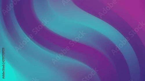 Abstract smooth wave gradient background with fluid purple and blue curving shapes for modern design