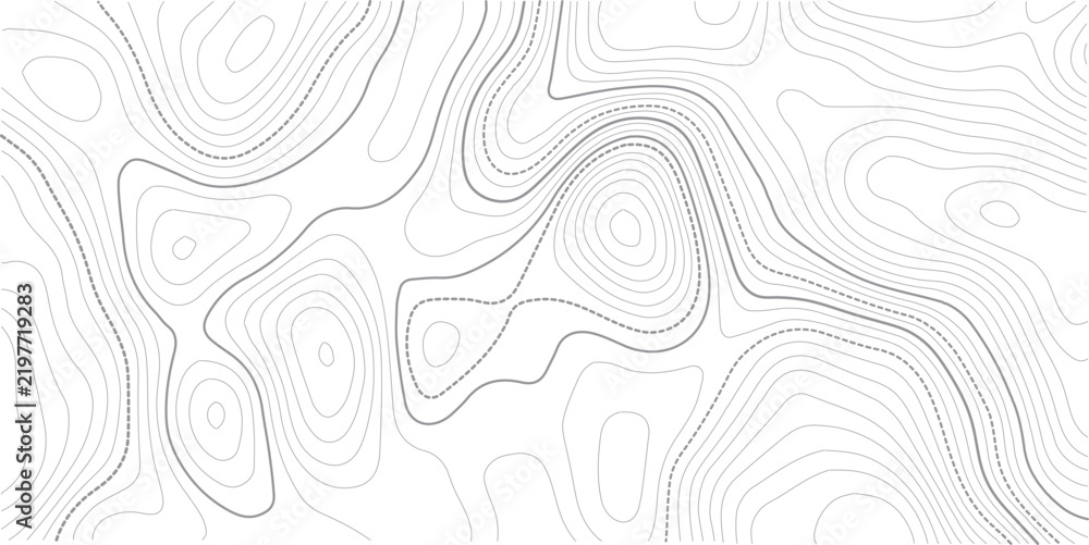 Obraz premium Radar map and nautical chart with ocean bottom topography. Vector lines for cartography and navigation design world. Sea floor topographic pattern on sonar display for geographic.
