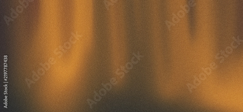 Abstract dark brown and orange gradient background with grainy texture and vintage noise effect for modern graphic design projects.