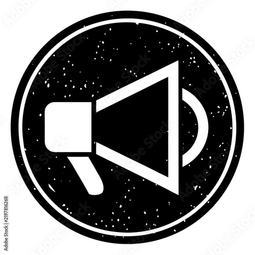 Simple mute sound symbol on white background, suitable for website development, mobile apps, video controls, music players, UI design, and online entertainment platforms.