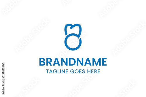 Letter O Dental Monoline Logo is a clean healthcare mark symbolizing care, precision, and confident smiles