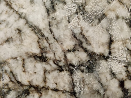Abstract Black And White Marble Surface Pattern Design