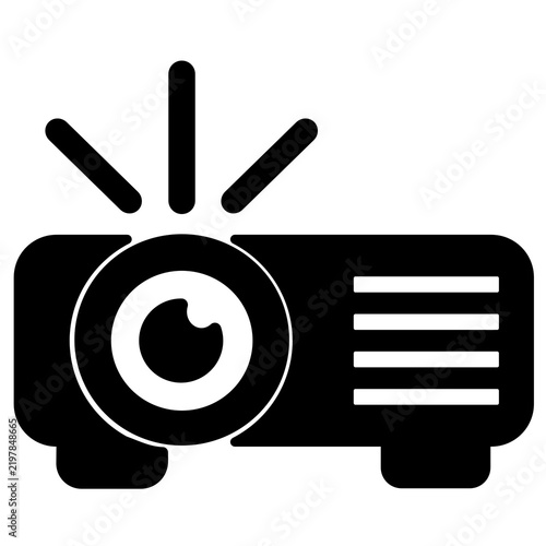 office projector icon vector illustration