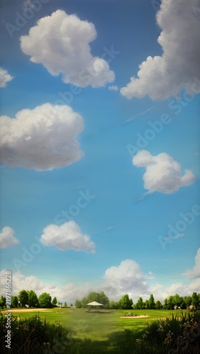 The sky