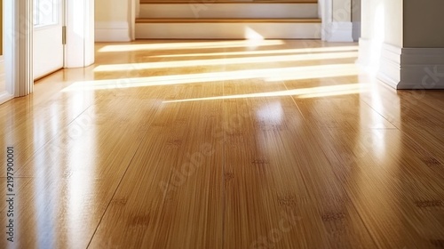 Sunlight on a wooden floor