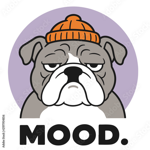 pug dog cartoon illustration