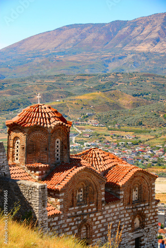 Historic St Theodore’s Church, an Orthodox church within the UNESCO-listed historic centre of Berat, Albania.