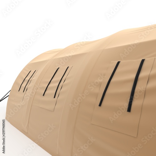 3d Render Military Tent Grade Shelter for Harsh Weather and Expeditions Sheltent