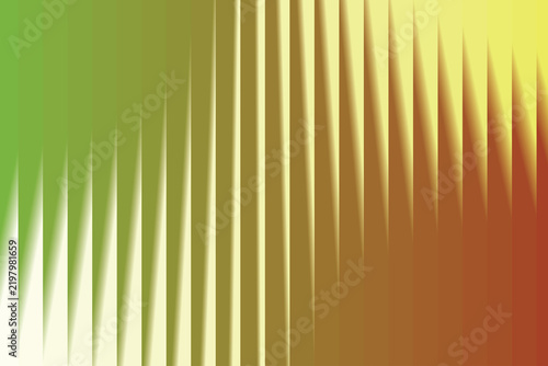 Abstract bright green and yellow vertical striped gradient background