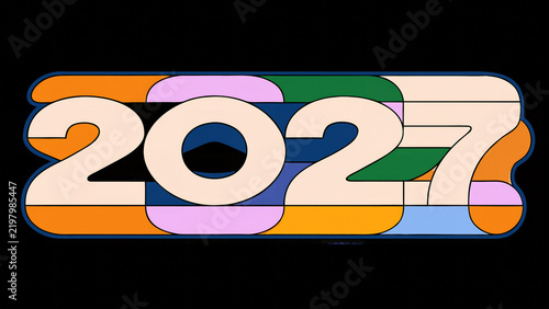 3D DESIGN  2027 Text Effect  