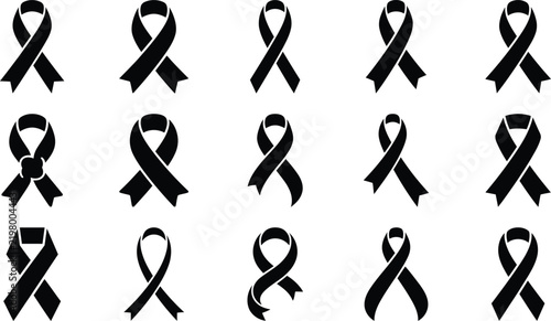 Ribbon Icons Awareness Collection For Causes And Support