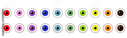 Collection of Eyeball Variations for Halloween Decor: Horror-Pop Monster Eyes & Bloodshot Eyes