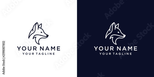 fox logo line