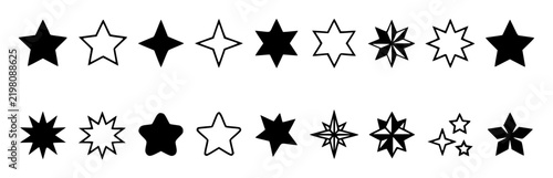 Vector illustration of a grid layout featuring a diverse set with simple line art design featuring simple design, minimalist, black and white with illustrations and graphics