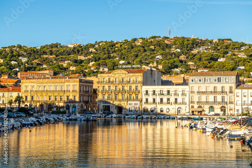 A sunny day in Sète in Occitanie France