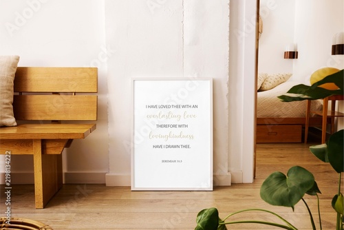 Fotografie Wall Art Home Decor Minimal Girly Scripture Inspired