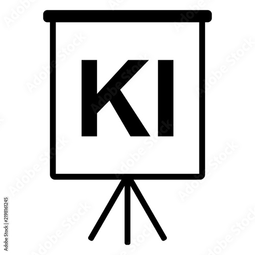 KI und Flipchart