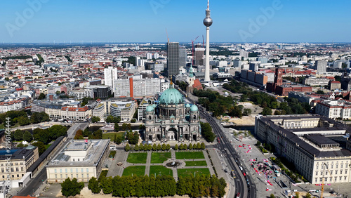 Obraz na plátně Berlin Cathedral In Berlin In Germany