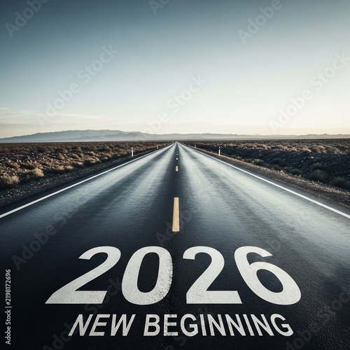 Horizon road with 