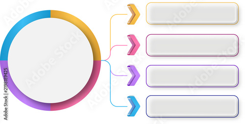 4 steps infographic diagram chart for presentation, banner, flow chart, web site, diagram