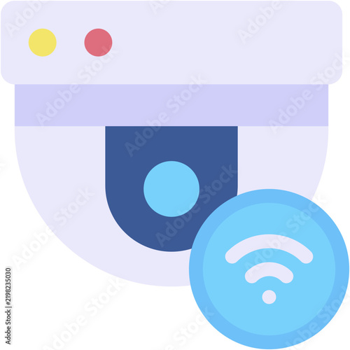 Cctv camera Icon - Vector Graphic Design