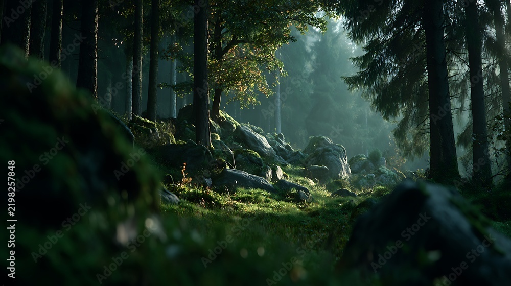 Obraz premium Nature-inspired visual concepts exploring seasons, sustainability, eco lifestyle, and mindfulness through immersive perspectives and diverse artistic styles.