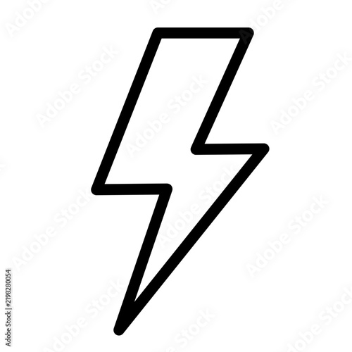 Lightning Bolt Power Indicator Icon
