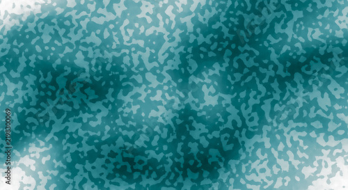 Abstract Turquoise Blue Watercolor Texture Background with Organic Fluid Pattern and Soft Grunge Effect for Modern Wallpaper Design