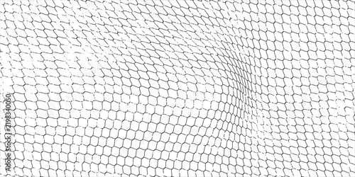 Soccer net pattern texture, football goal grid background. Basketball net or hockey mesh pattern, metal cage wire bg, fishnet grid vector illustration