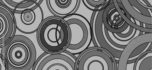 abstract seamless pattern with circles