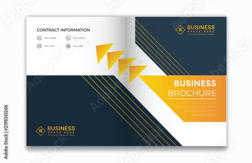 Modern creative Annual report book cover design templates