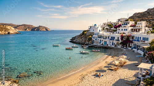 view of the bay of the mediterranean sea