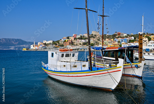 Kastellorizo harbour, Megisti or Meis, Greece    