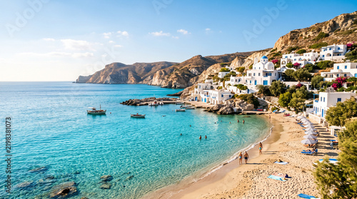 view of the coast of crete greece