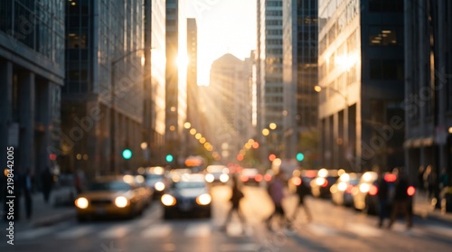 Abstract Urban Motion And City Lifestyle Background