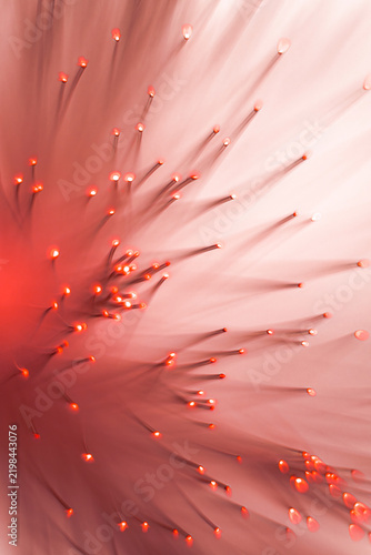 Red Light and Lines Create Interesting Patterns on a Surface