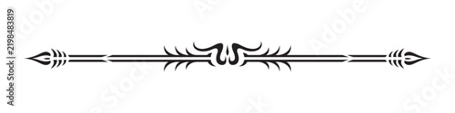 tribal line tattoo